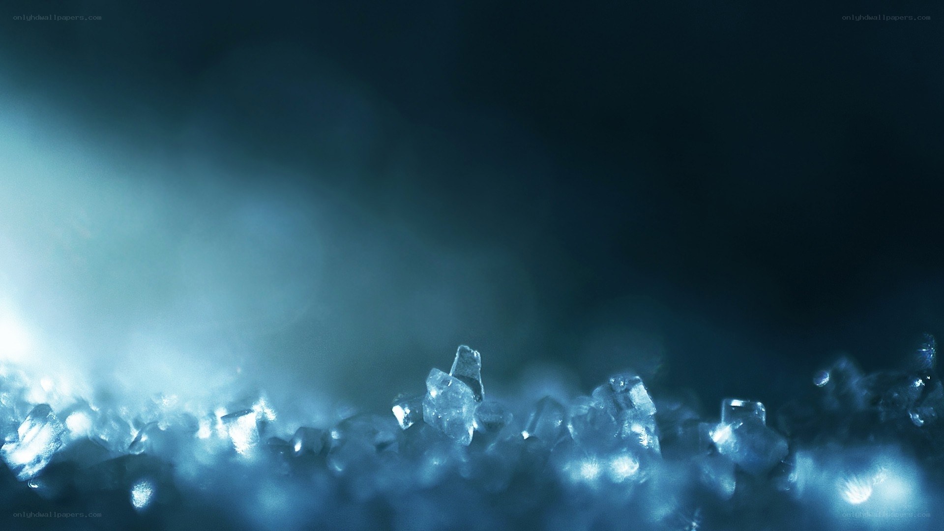 crystal ice formations