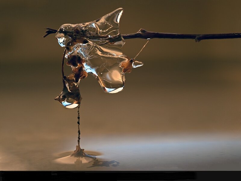 Crystal-like Substance on Stick