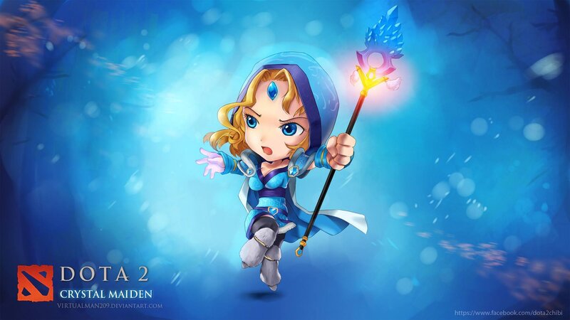 Crystal Maiden from Dota 2