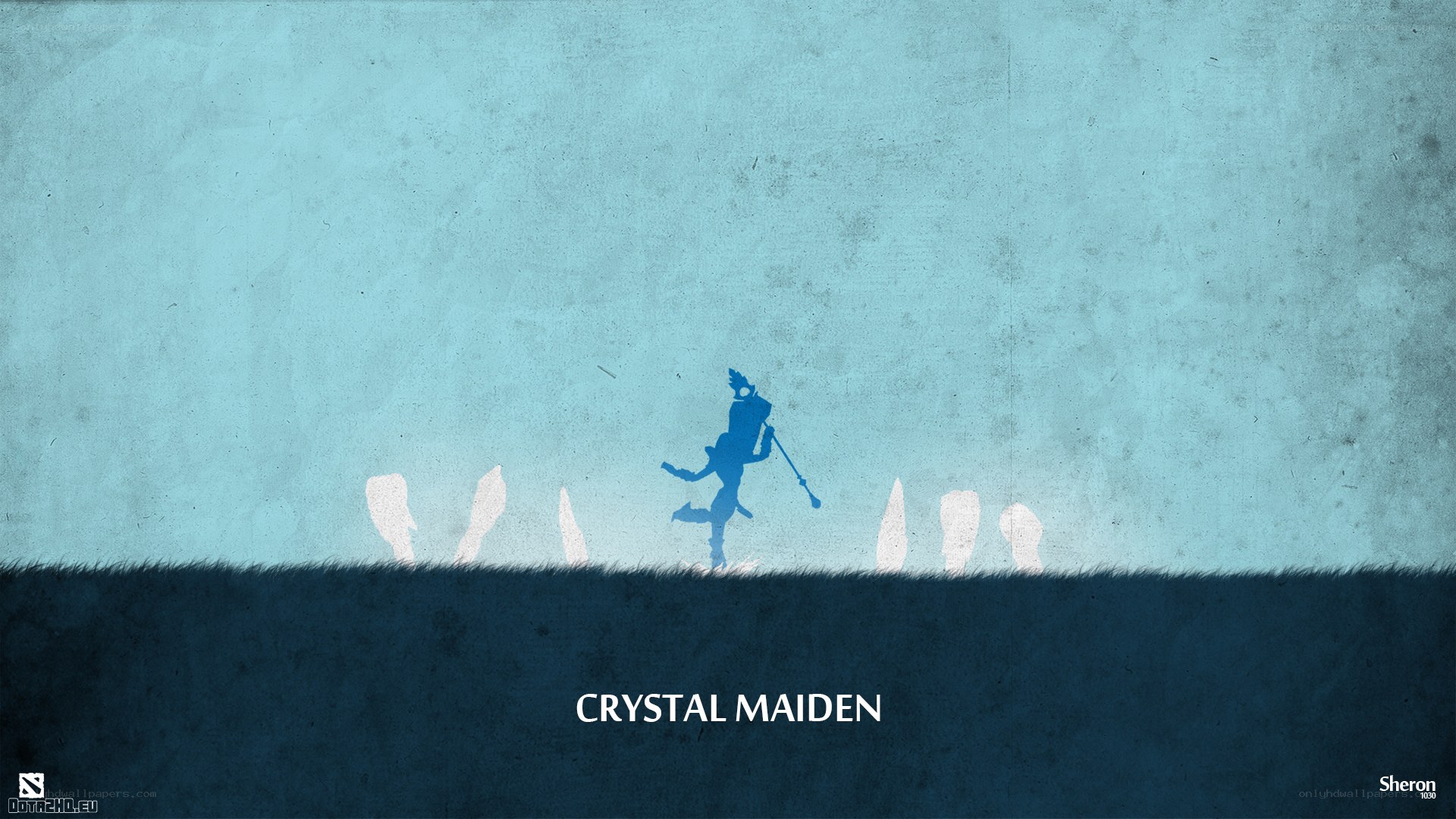 Crystal Maiden silhouette