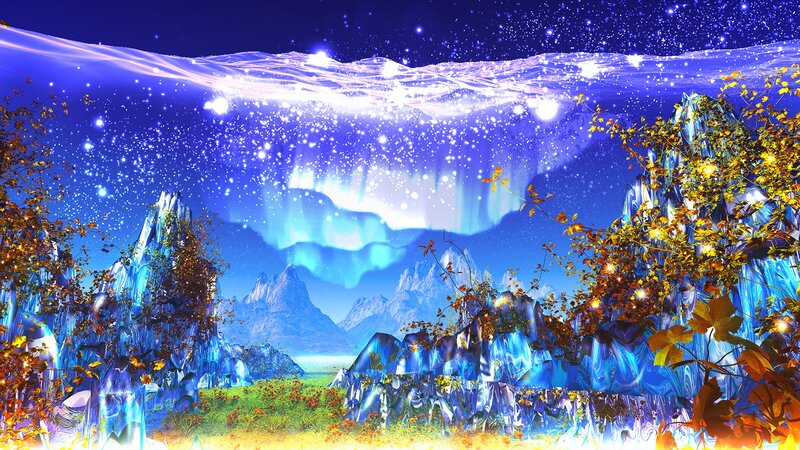 Crystal Mountains Landscape