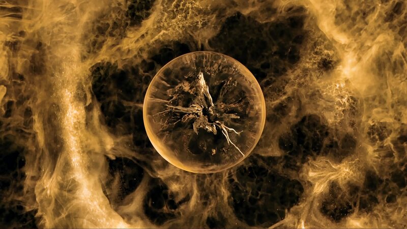Crystal Orb with Root
