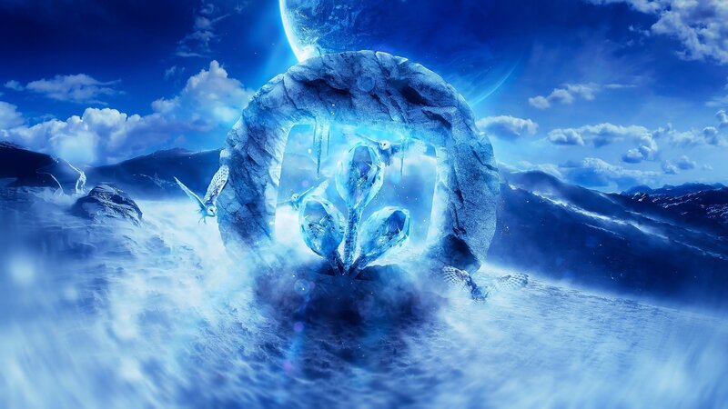 Crystal Plant in Ice Arch