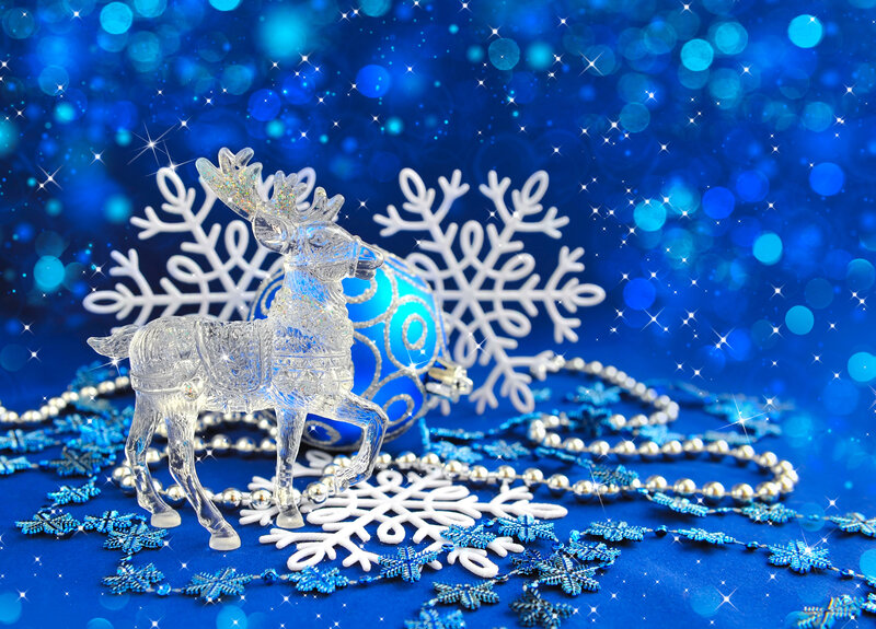 Crystal Reindeer Figurine