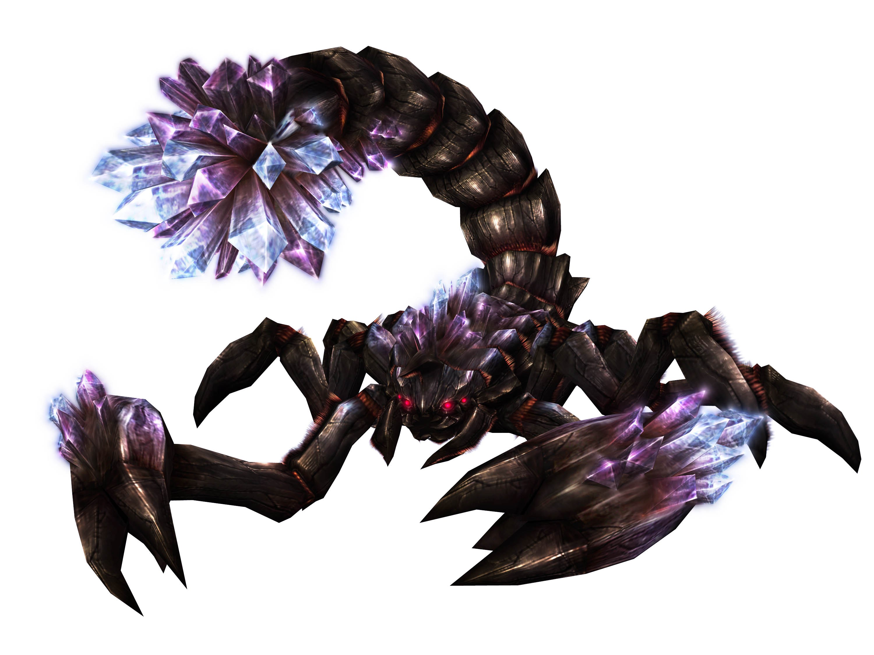 crystal scorpion monster
