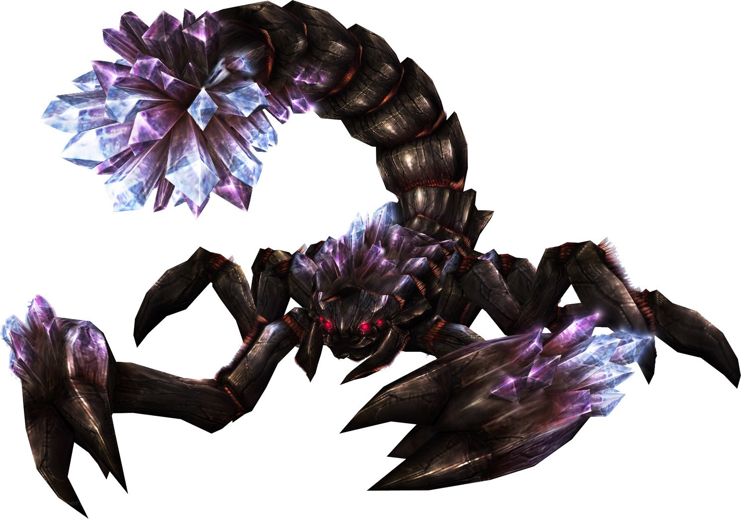 crystal scorpion monster