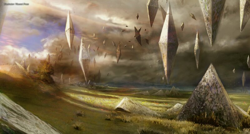 Crystal Shards Falling