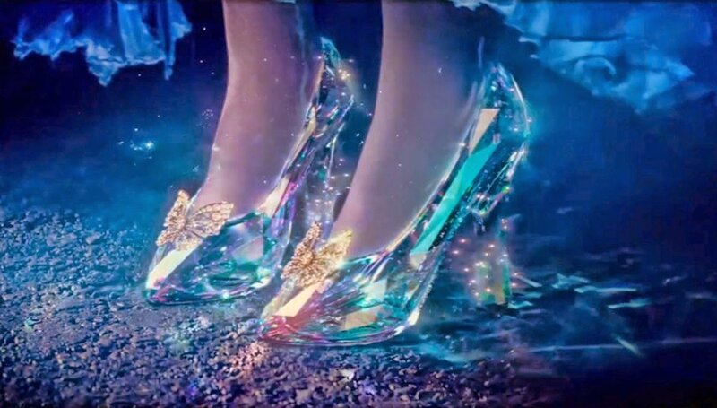 Crystal Shoes on Feet