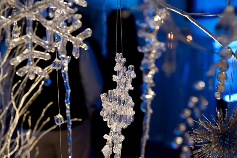 Crystal Snowflake Ornaments