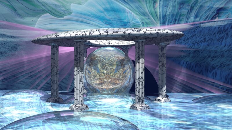 Crystal Sphere under Canopy