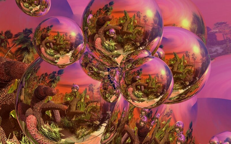Crystal Spheres in Jungle