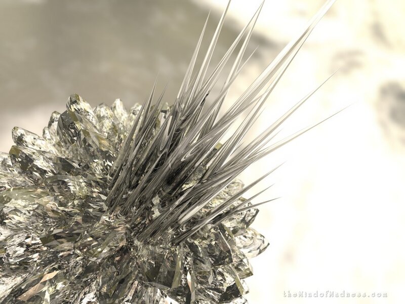 crystal spiky formation