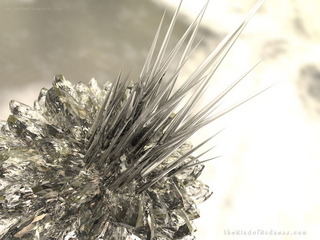 crystal spiky formation