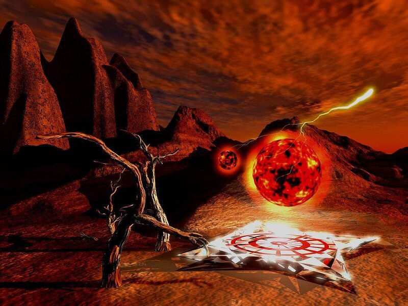 Crystal Star on Alien Planet