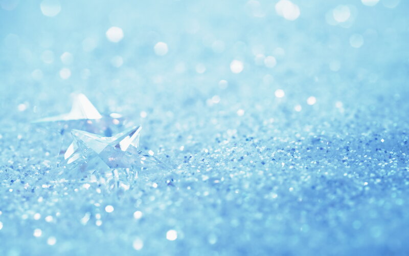 Crystal Star on Glitter