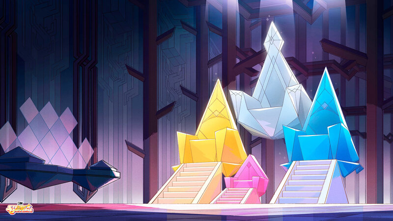 Crystal Structures in Temple — Purple