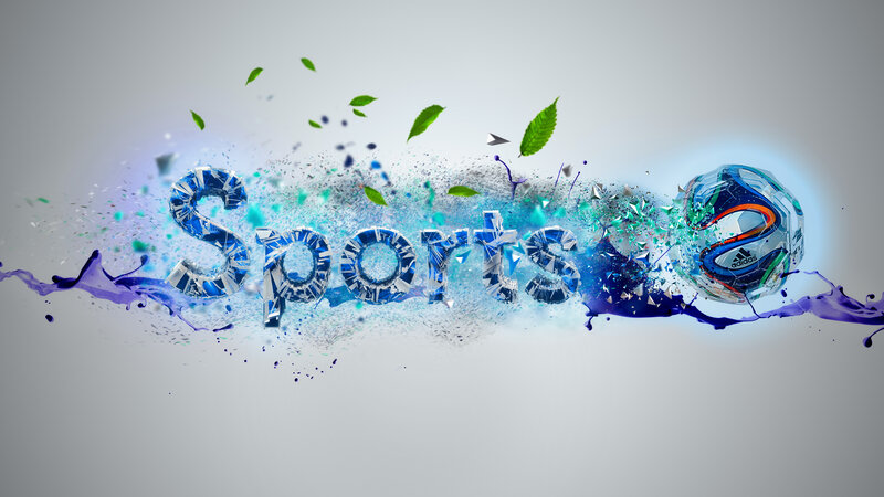 Crystal Text and Soccer Ball