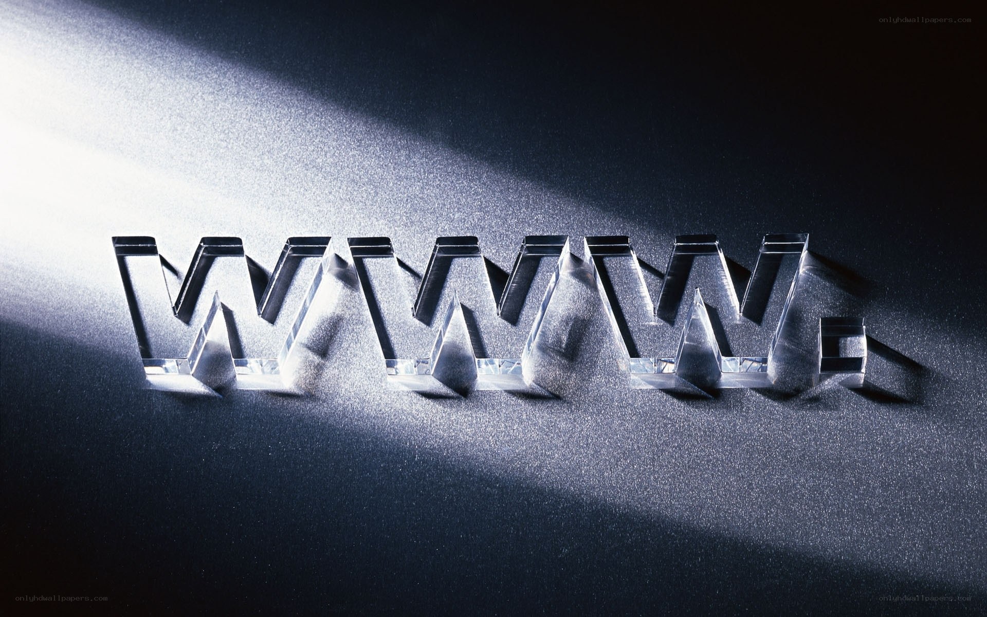 Crystal WWW letters in spotlight