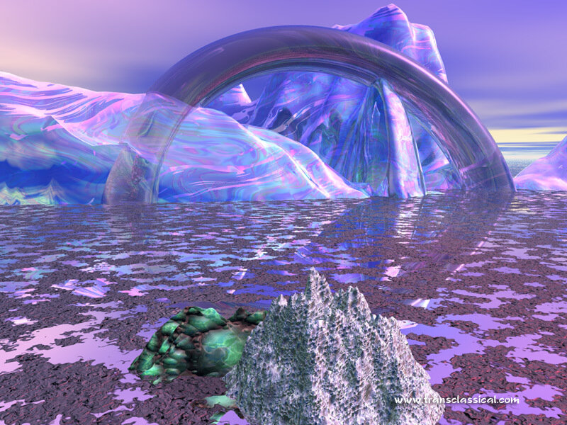 Crystalline Arch over Water