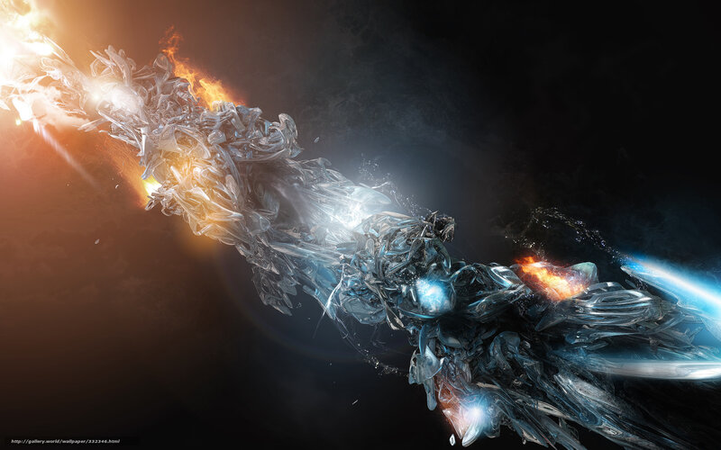 Crystalline Energy Beam — Blue