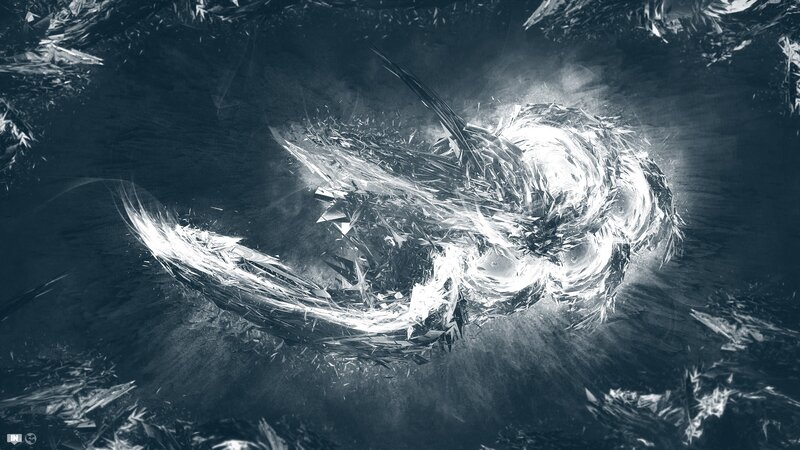 Crystalline Energy Swirl