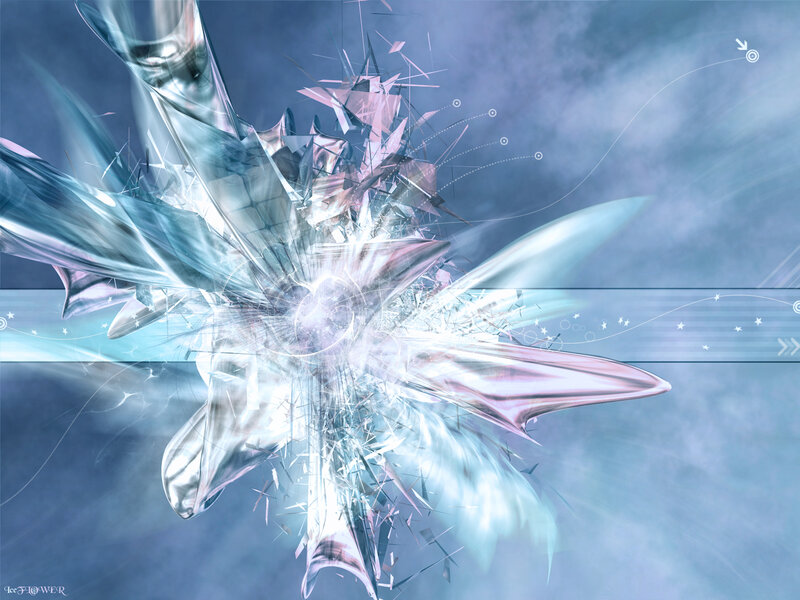 Crystalline Explosion — Blue