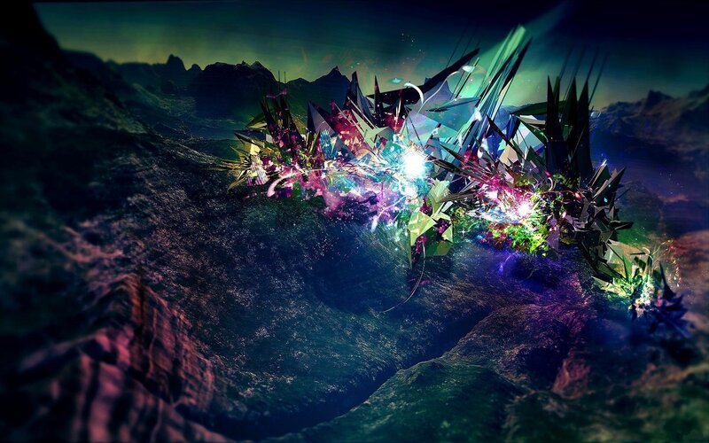 Crystalline Explosion on Mountain
