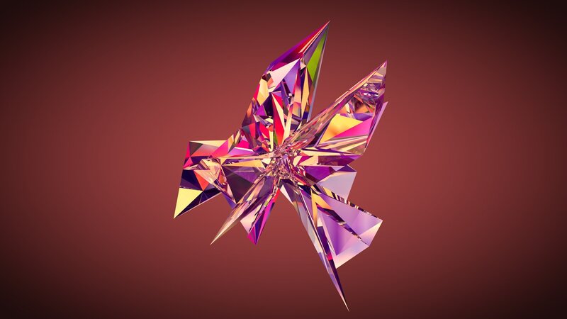 Crystalline Geometric Shape