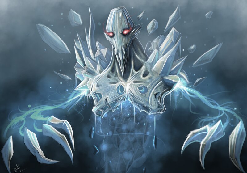 Crystalline Ice Monster — Blue