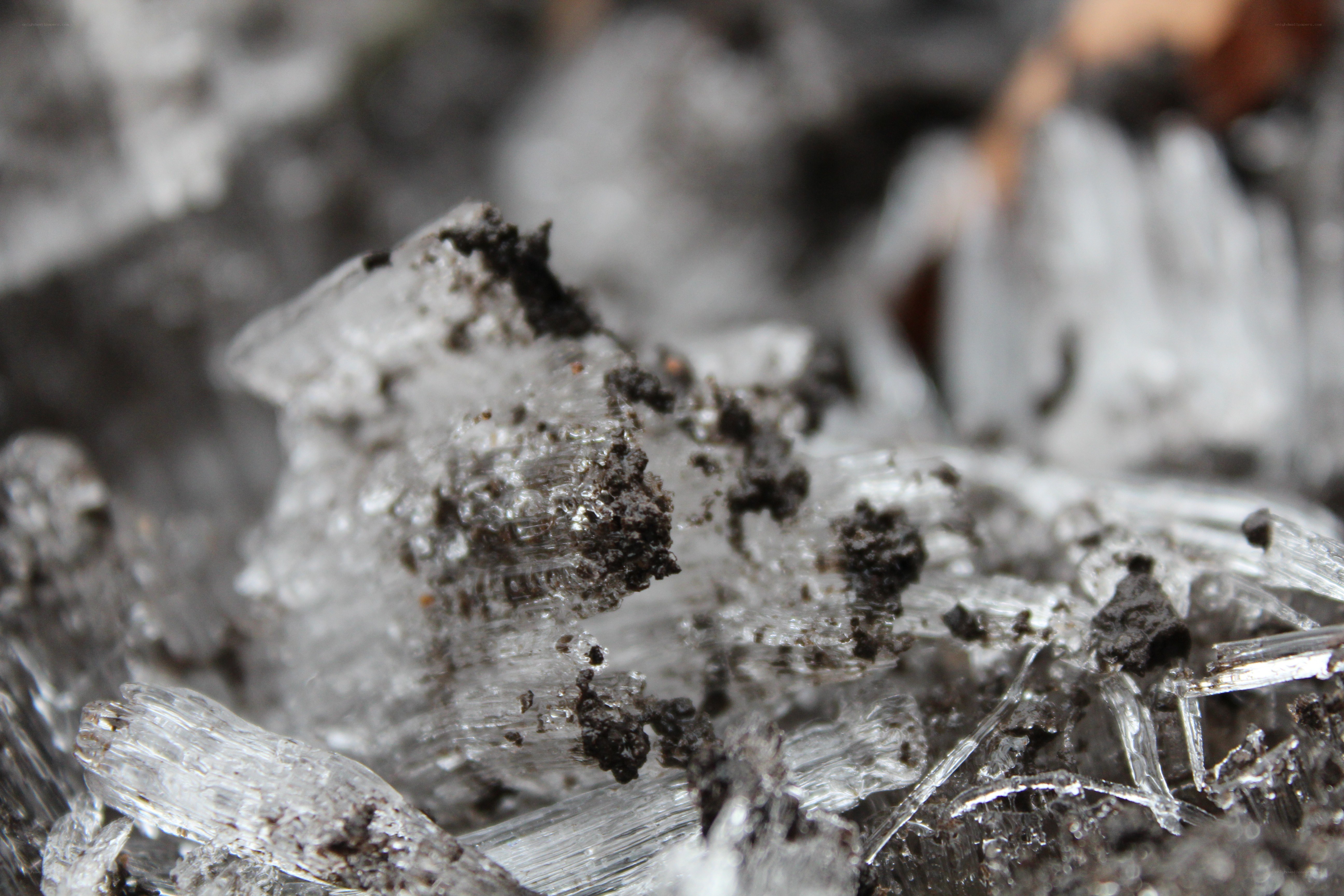 crystalline mineral formation
