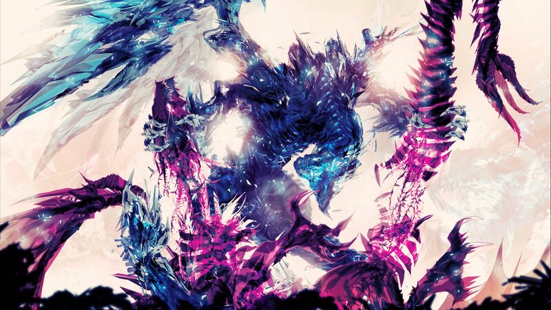 crystalline monster artwork