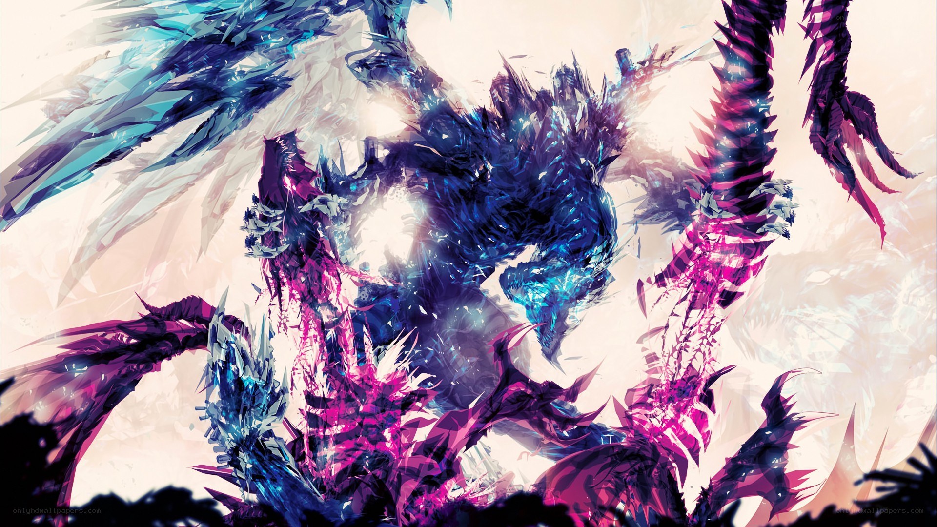 crystalline monster artwork