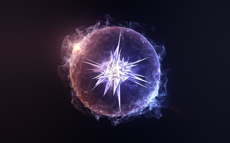 Crystalline Sphere Explosion