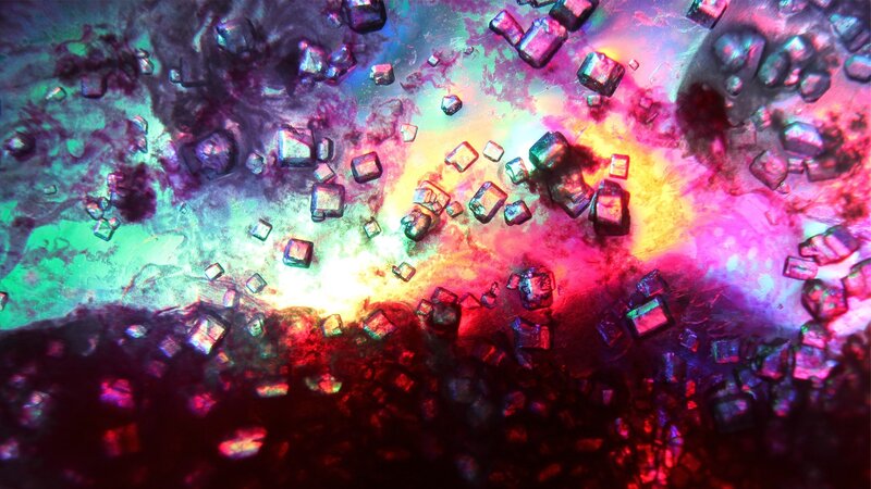 Crystalline Structures — Pink