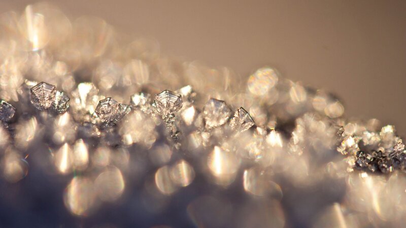 Crystalline Structures — White, Detailed