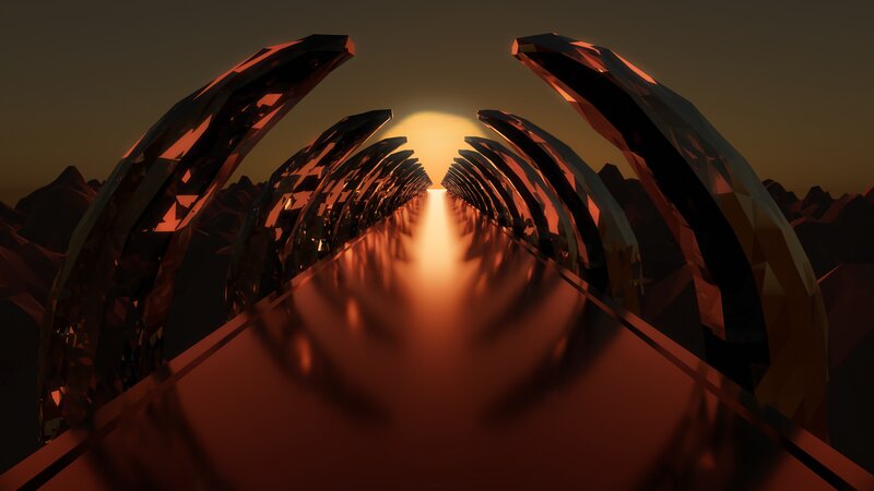 Crystalline Tunnel Structure
