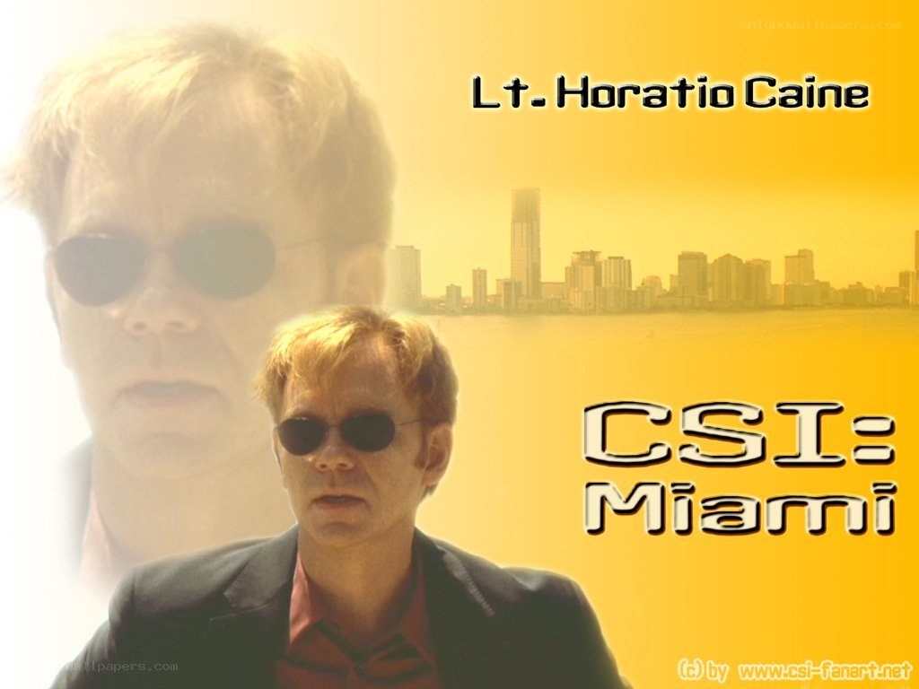 CSI Miami character poster