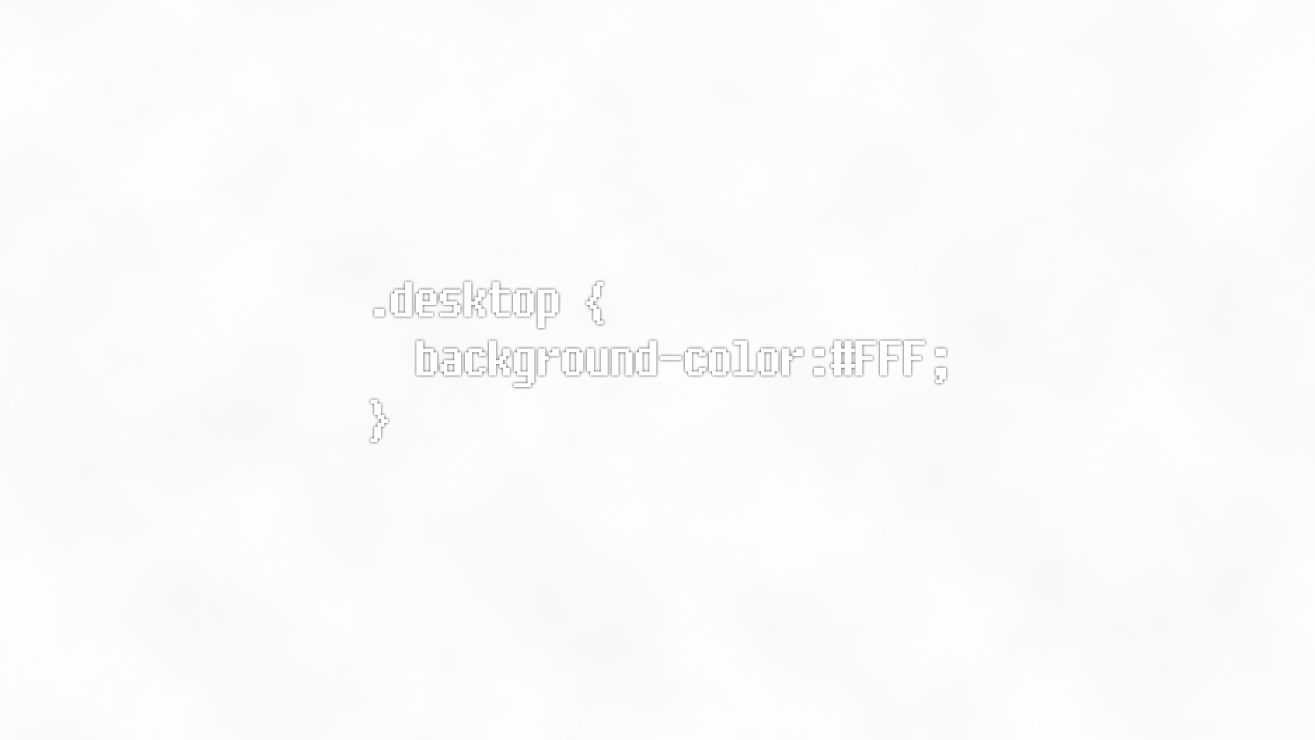 CSS code snippet on white background