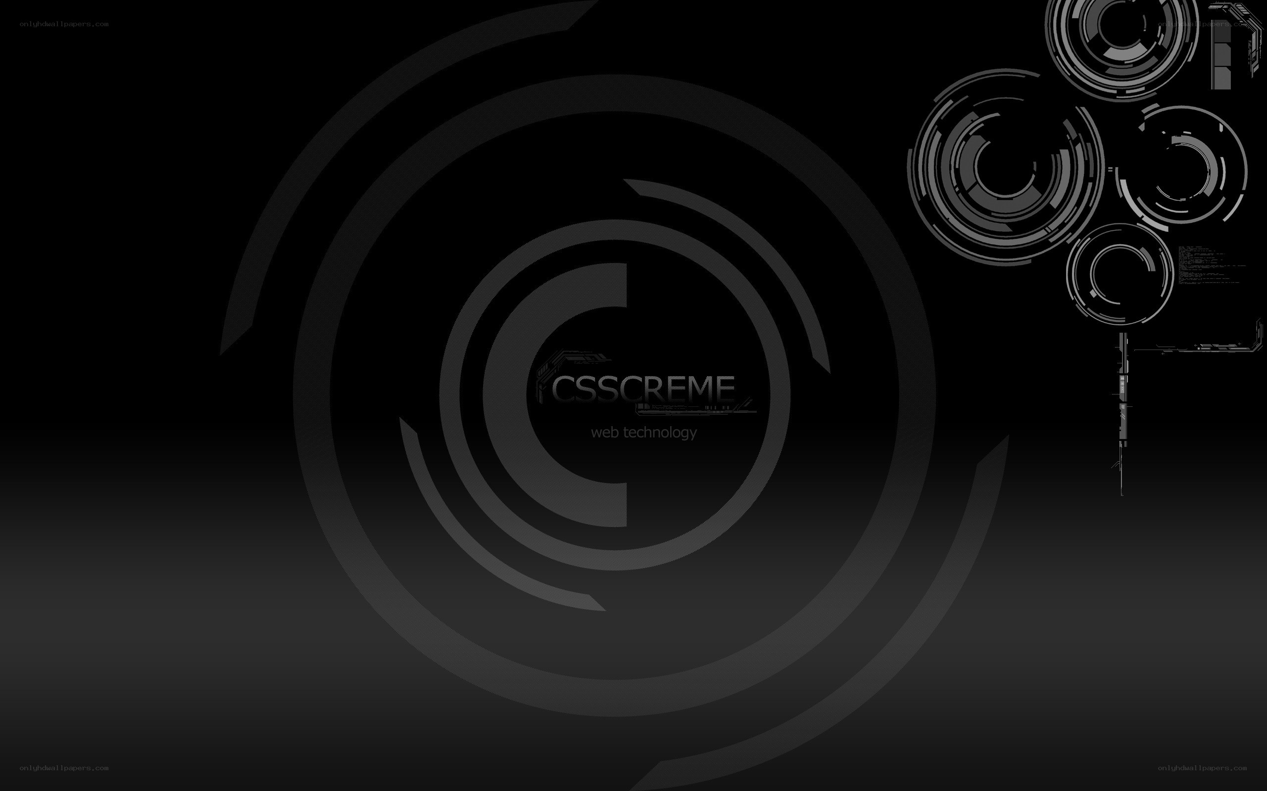 CSSCreme logo on dark background