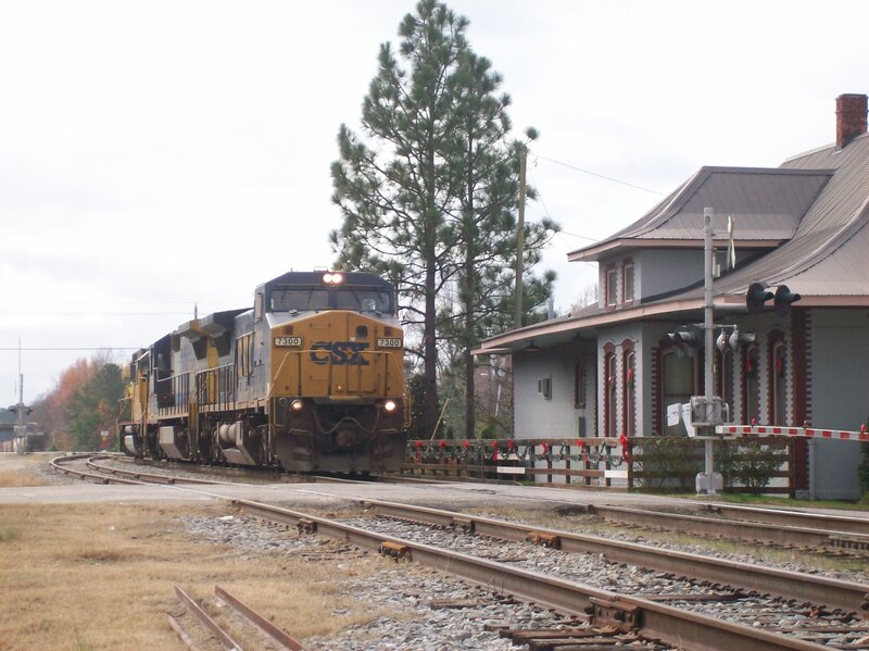 CSX Train at Station