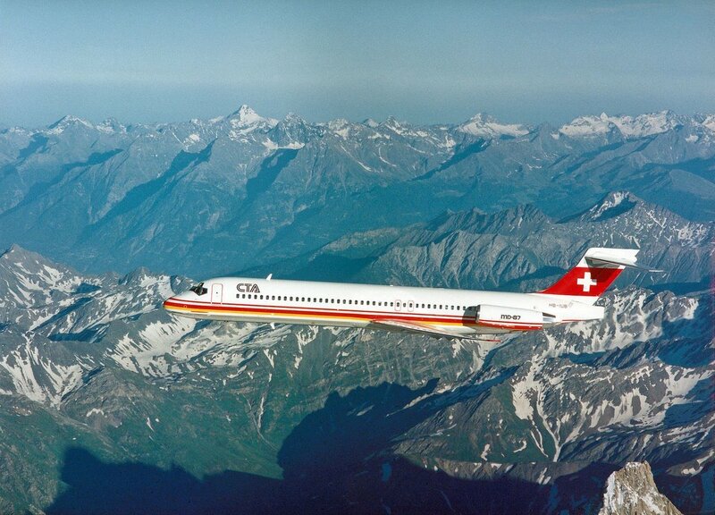 CTA Airplane over Mountains
