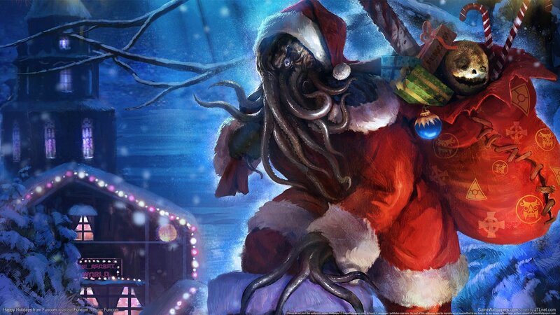 Cthulhu as Santa Claus
