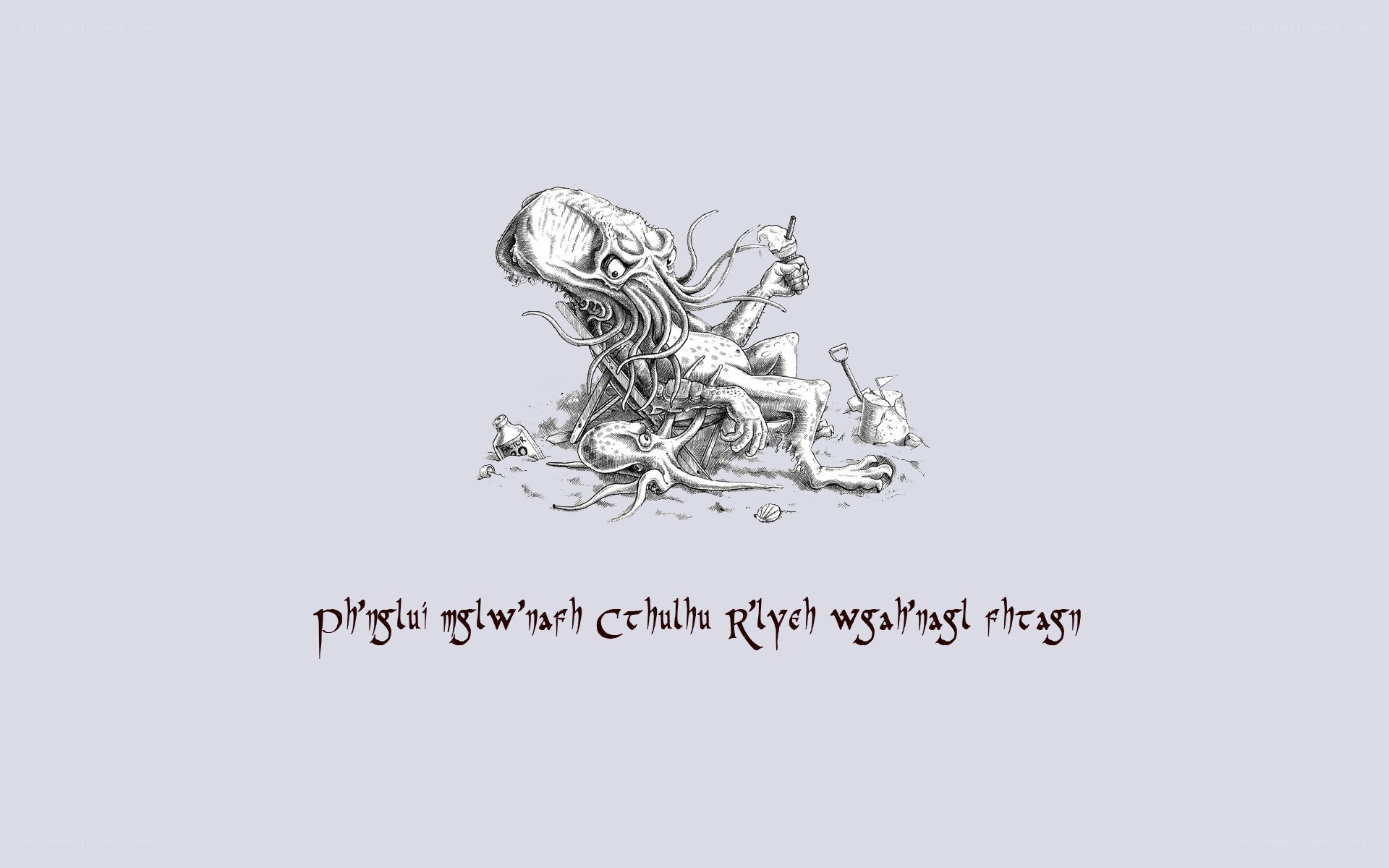 Cthulhu at the beach