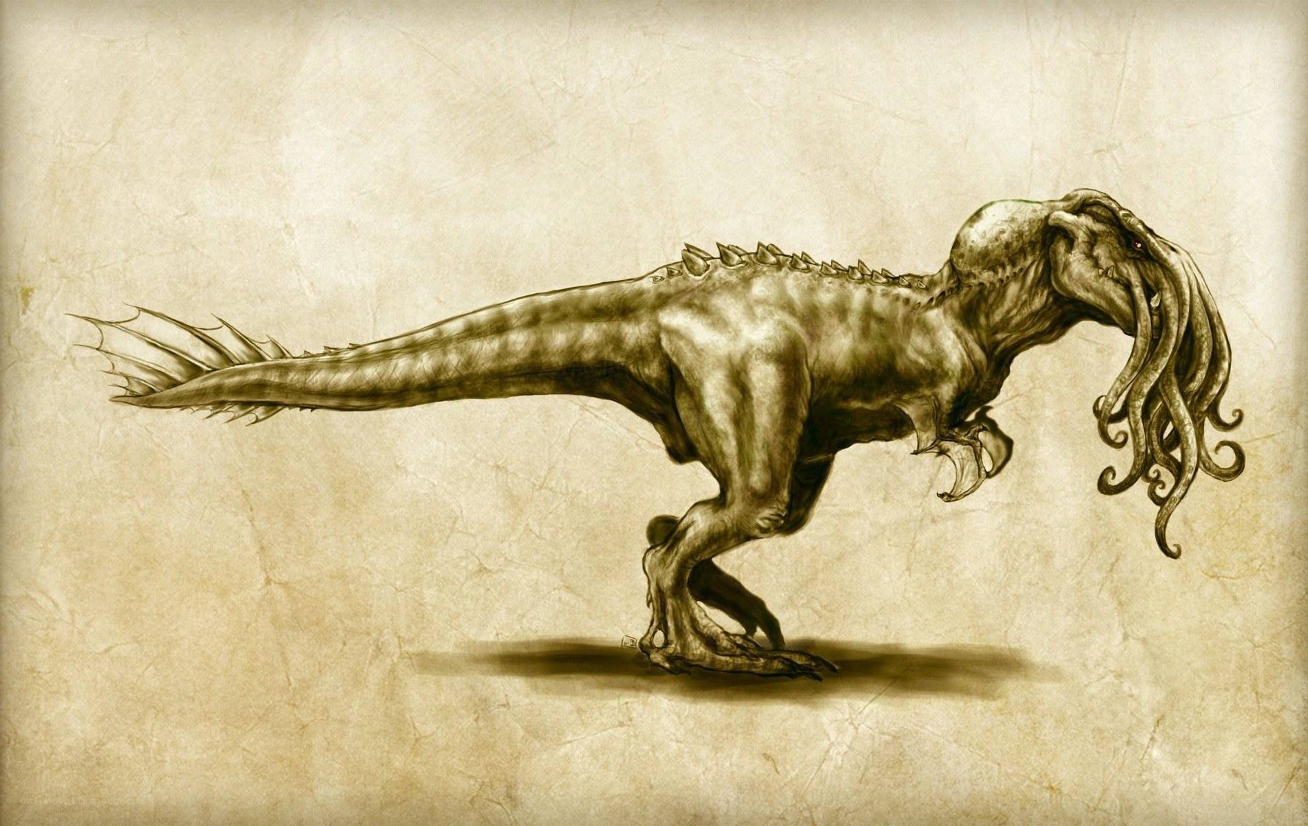 Cthulhu dinosaur hybrid