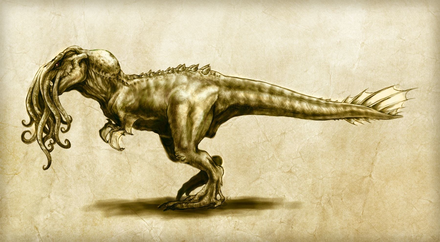 Cthulhu dinosaur hybrid