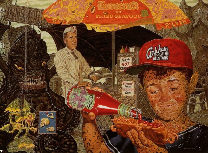 Cthulhu fried seafood vendor
