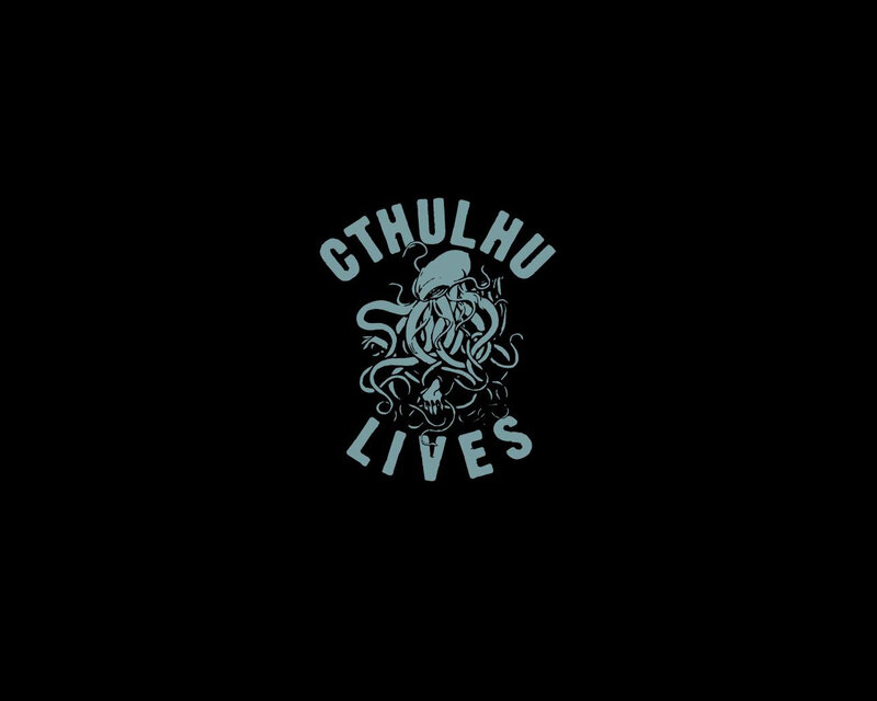 Cthulhu Illustration — Black
