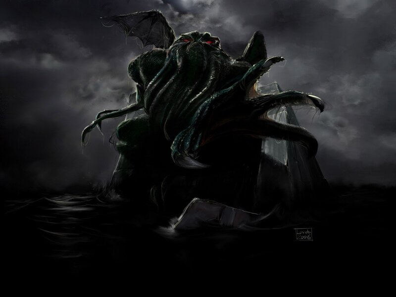 Cthulhu-like Creature — Black
