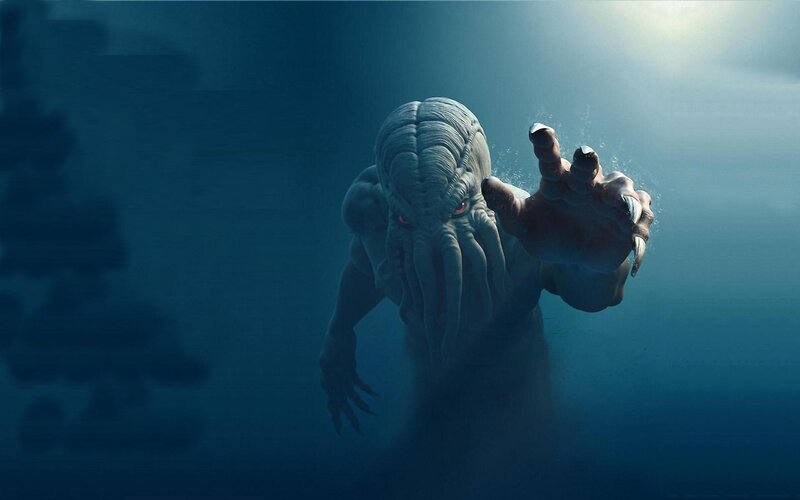 Cthulhu-like Creature — Blue