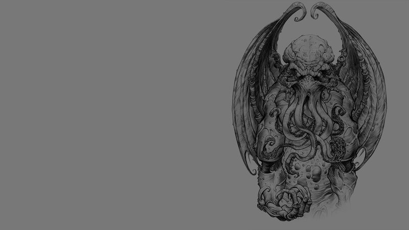Cthulhu-like Creature — Gray, Dark